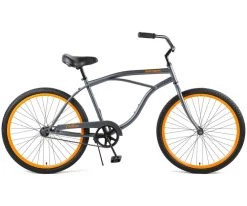 Retrospec Sales Store 9 Retrospec Chatham Beach Cruiser 1-Speed 29" - Matte Graphite/Orange 2022