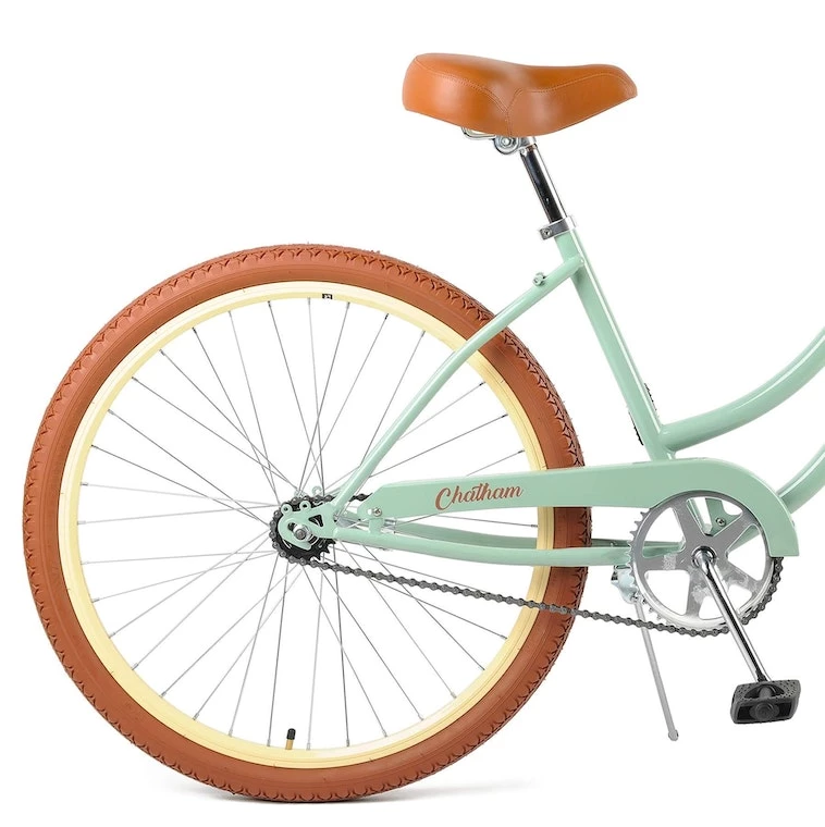 Retrospec Chatham Beach Cruiser Step-Thru 1-Speed 26" - Matcha Green 2022 6 Retrospec Chatham Beach Cruiser Step-Thru 1-Speed 26" - Matcha Green 2022 - Image 4
