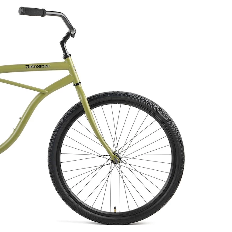 Retrospec Chatham Beach Cruiser 1-Speed 29" - Matte Military Green 2021 6 Retrospec Chatham Beach Cruiser 1-Speed 29" - Matte Military Green 2021 - Image 4