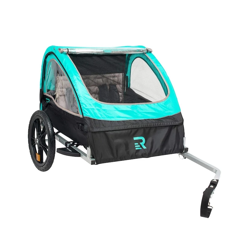 Retrospec Rover Two Passenger Children's Foldable Bike Trailer 2020 2 Retrospec Rover Two Passenger Children's Foldable Bike Trailer 2020