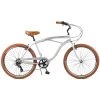 Retrospec Chatham Beach Cruiser 7-Speed 26" - Matte Silver/Cardinal 2022 -Retrospec Sales Store 5ckA2OMLXTRtQ68 zWtqATkDs