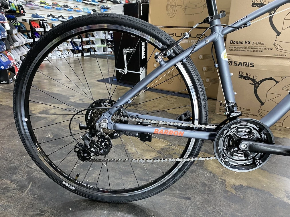 Retrospec Barron Comfort Hybrid Bike 21-Speed - Graphite 2022 14 Retrospec Barron Comfort Hybrid Bike 21-Speed - Graphite 2022 - Image 12