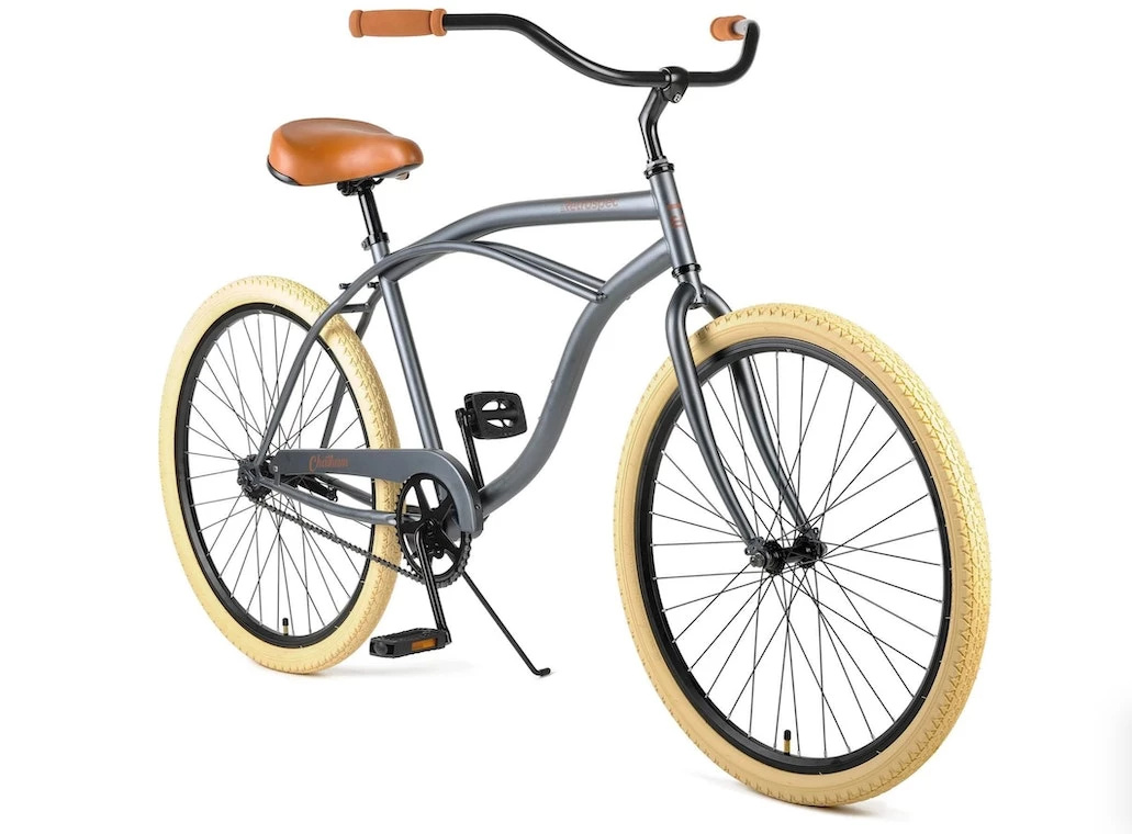 Retrospec Chatham Beach Cruiser 1-Speed 26" - Matte Graphite/Beige 2021 4 Retrospec Chatham Beach Cruiser 1-Speed 26" - Matte Graphite/Beige 2021 - Image 2