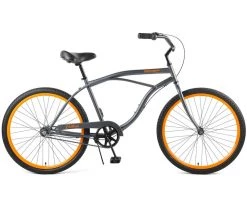 Retrospec Sales Store 19 Retrospec Chatham Beach Cruiser 3-Speed 26" - Matte Graphite/Orange 2021