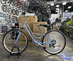Retrospec Barron Step-Thru Comfort Hybrid Bike 21-Speed - Glacier Blue 2022 -Retrospec Sales Store AZYI K f1Y7tdCyR5icadb4GQ