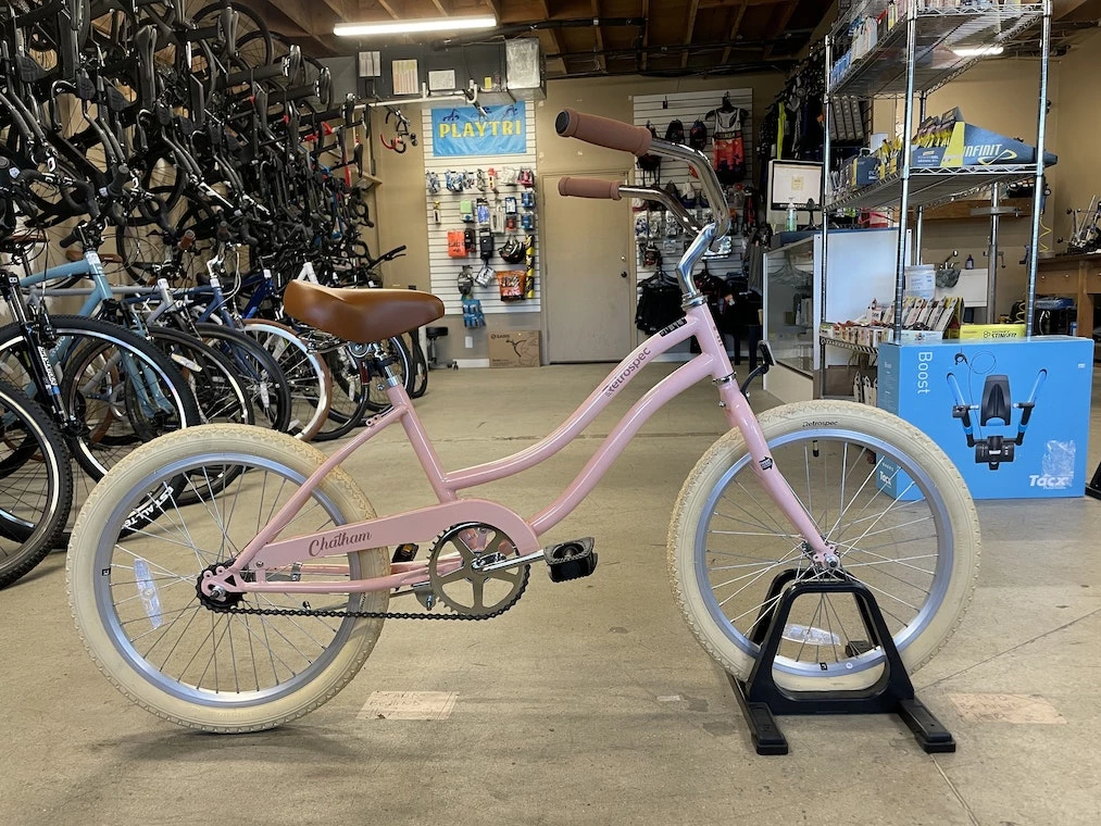 Retrospec Chatham Beach Cruiser 1-Speed 20" - Blush Pink 2021 3 Retrospec Chatham Beach Cruiser 1-Speed 20" - Blush Pink 2021
