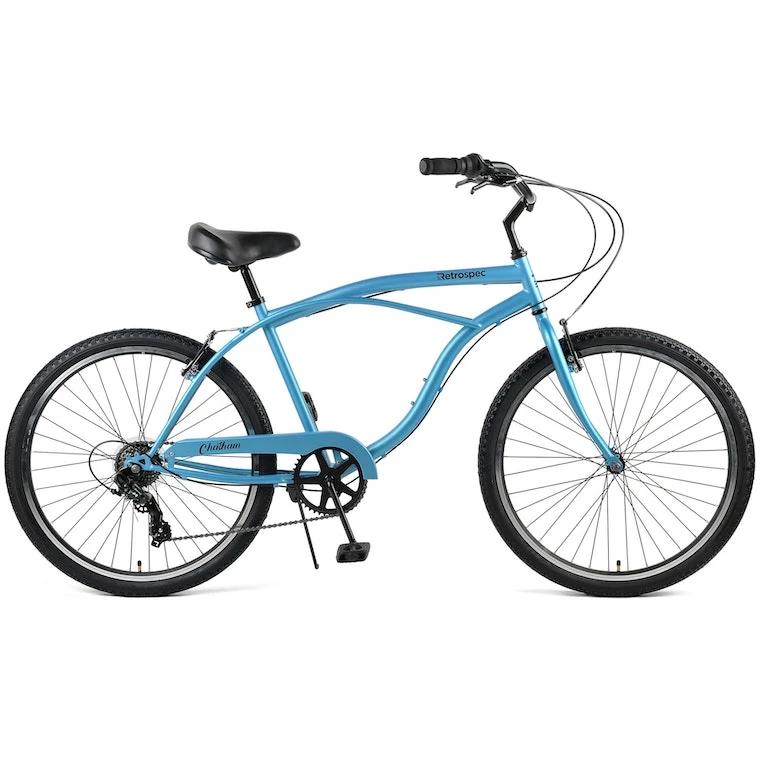 Retrospec Chatham Beach Cruiser 7-Speed 26" - Matte Pacific Blue 2021 3 Retrospec Chatham Beach Cruiser 7-Speed 26" - Matte Pacific Blue 2021