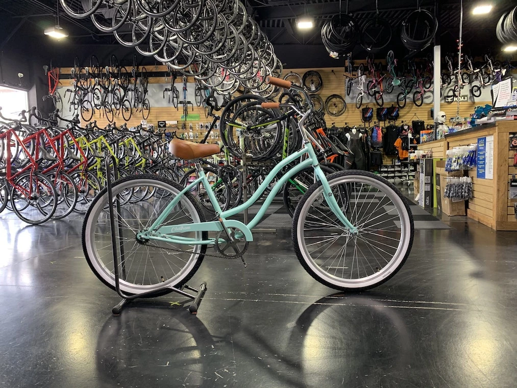 Retrospec Chatham Beach Cruiser Step-Thru 1-Speed 26" - Seafoam 2022 3 Retrospec Chatham Beach Cruiser Step-Thru 1-Speed 26" - Seafoam 2022