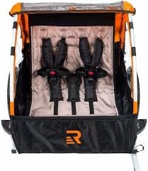 Retrospec Rover Two Passenger Children's Foldable Bike Trailer 2020 6 Retrospec Rover Two Passenger Children's Foldable Bike Trailer 2020 - Image 4