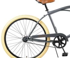 Retrospec Chatham Beach Cruiser 1-Speed 29" - Matte Graphite/Beige 2022 -Retrospec Sales Store IVqhrOshQKLV0N5EHferDMltU 1