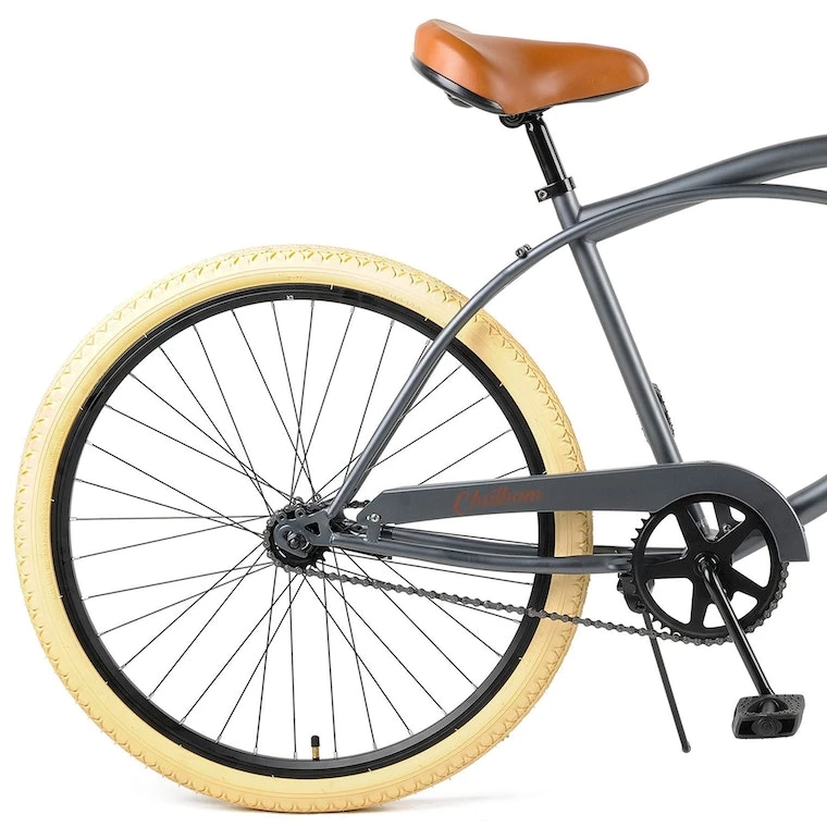 Retrospec Chatham Beach Cruiser 1-Speed 29" - Matte Graphite/Beige 2022 5 Retrospec Chatham Beach Cruiser 1-Speed 29" - Matte Graphite/Beige 2022 - Image 3