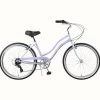 Retrospec Chatham Beach Cruiser Step-Thru 7-Speed 26" - Light Orchid 2022