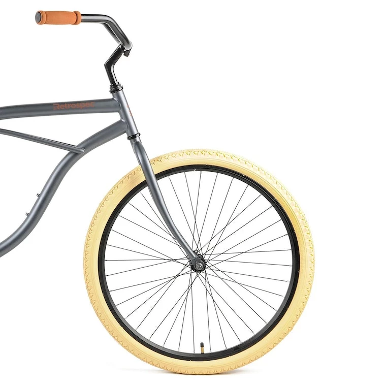 Retrospec Chatham Beach Cruiser 1-Speed 29" - Matte Graphite/Beige 2022 6 Retrospec Chatham Beach Cruiser 1-Speed 29" - Matte Graphite/Beige 2022 - Image 4