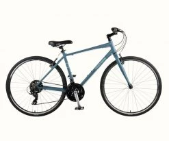 Retrospec Atlas Comfort Hybrid Bike - Matte Granite Blue 2022