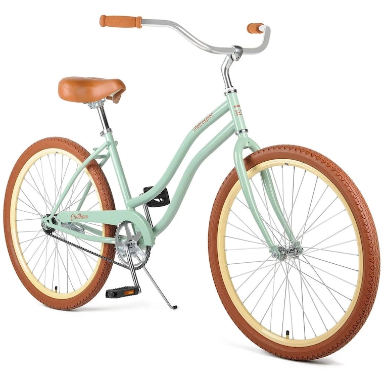 Retrospec Chatham Beach Cruiser Step-Thru 1-Speed 26" - Matcha Green 2022 4 Retrospec Chatham Beach Cruiser Step-Thru 1-Speed 26" - Matcha Green 2022 - Image 2