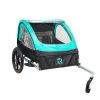 Retrospec Rover Double Passenger Children's Bike Trailer - Teal -Retrospec Sales Store LzLyX3ShoUCUqMhf9UUV QjEY