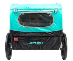 Retrospec Rover Double Passenger Children's Bike Trailer - Teal -Retrospec Sales Store Mu4vgliL pdVS gArXmeYTYM0