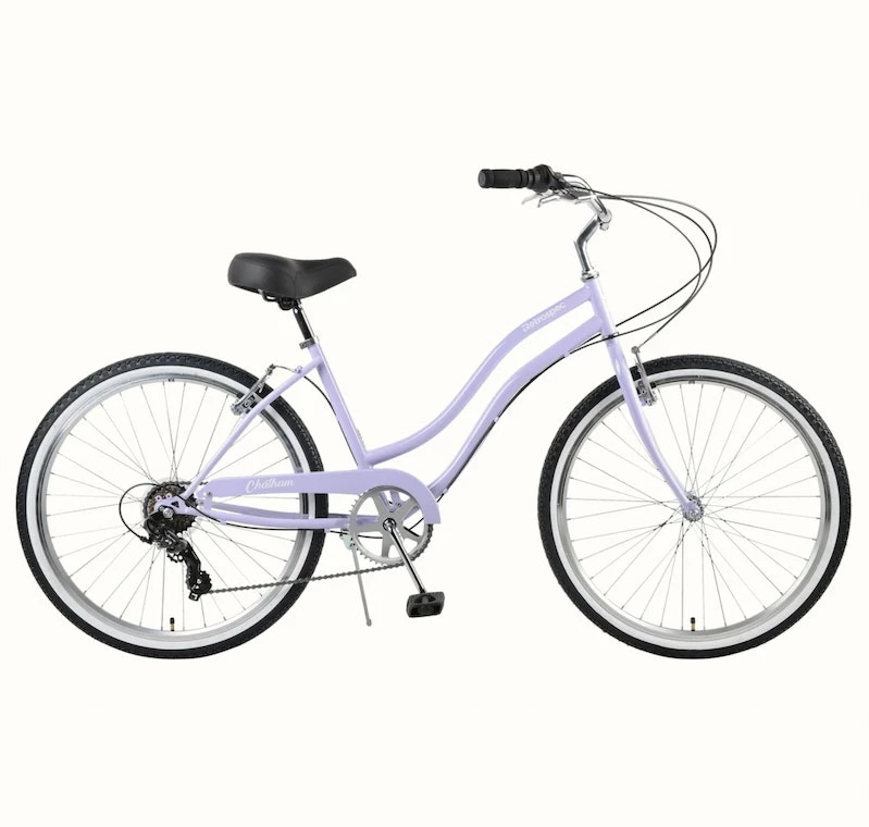 Retrospec Chatham Beach Cruiser Step-Thru 7-Speed 26" - Light Orchid 2022 3 Retrospec Chatham Beach Cruiser Step-Thru 7-Speed 26" - Light Orchid 2022