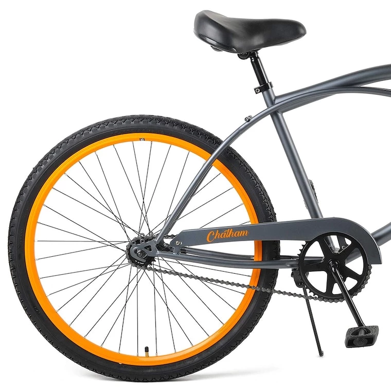 Retrospec Chatham Beach Cruiser 1-Speed 29" - Matte Graphite/Orange 2022 5 Retrospec Chatham Beach Cruiser 1-Speed 29" - Matte Graphite/Orange 2022 - Image 3