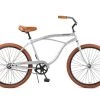 Retrospec Chatham Beach Cruiser 1-Speed 26" - Matte Silver/Cardinal 2021