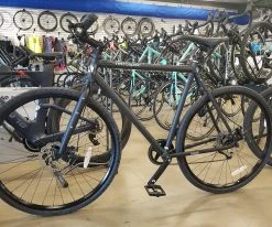 Retrospec Amok V3 8-Speed Urban Gravel Bike - Matte Black 2021