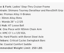 Retrospec Chatham Beach Cruiser 1-Speed 26" - Matte Silver/Cardinal 2021 12 Retrospec Chatham Beach Cruiser 1-Speed 26" - Matte Silver/Cardinal 2021 -Retrospec Sales Store axOv2bP1hmbmEybhQ I aopu8