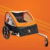 Retrospec Rover Two Passenger Children's Foldable Bike Trailer 2020
