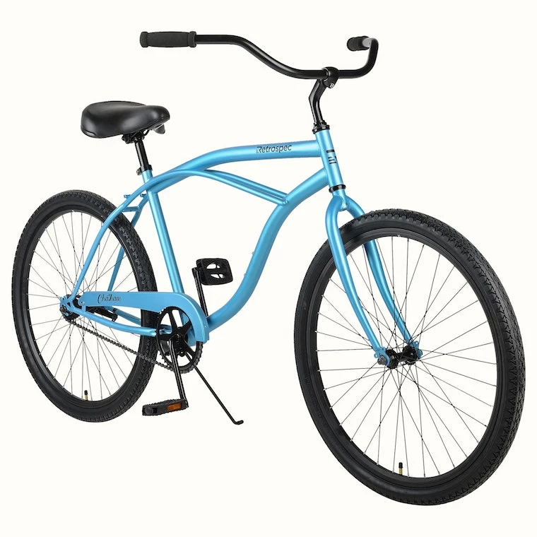 Retrospec Chatham Beach Cruiser 1-Speed 26" - Matte Pacific Blue 2022 3 Retrospec Chatham Beach Cruiser 1-Speed 26" - Matte Pacific Blue 2022
