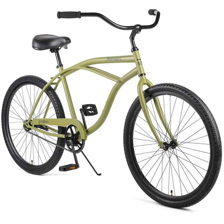 Retrospec Chatham Beach Cruiser 1-Speed 29" - Matte Military Green 2021 4 Retrospec Chatham Beach Cruiser 1-Speed 29" - Matte Military Green 2021 - Image 2