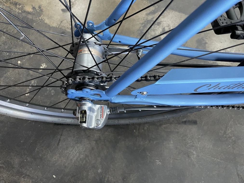 Retrospec Chatham Beach Cruiser 3-Speed 26" - Matte Pacific Blue 2022 6 Retrospec Chatham Beach Cruiser 3-Speed 26" - Matte Pacific Blue 2022 - Image 4