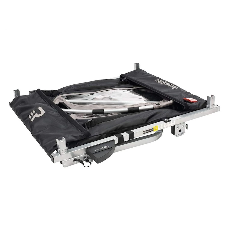 Retrospec Rover Double Passenger Children's Bike Trailer - Slate 9 Retrospec Rover Double Passenger Children's Bike Trailer - Slate - Image 7