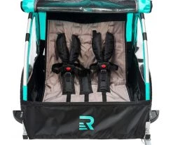 Retrospec Rover Double Passenger Children's Bike Trailer - Teal -Retrospec Sales Store jMeMsnziuD0qaerM9GBEZzCVQ