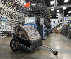 Retrospec Sales Store 15 Retrospec Rover Double Passenger Children's Bike Trailer - Slate