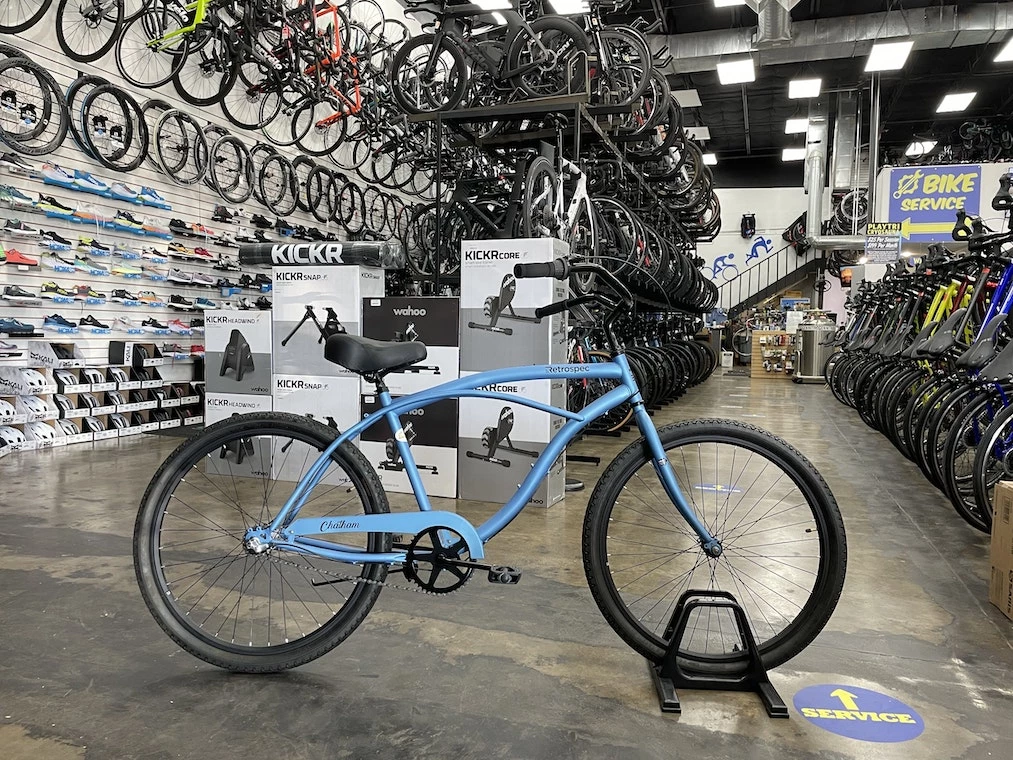 Retrospec Chatham Beach Cruiser 3-Speed 26" - Matte Pacific Blue 2022 3 Retrospec Chatham Beach Cruiser 3-Speed 26" - Matte Pacific Blue 2022