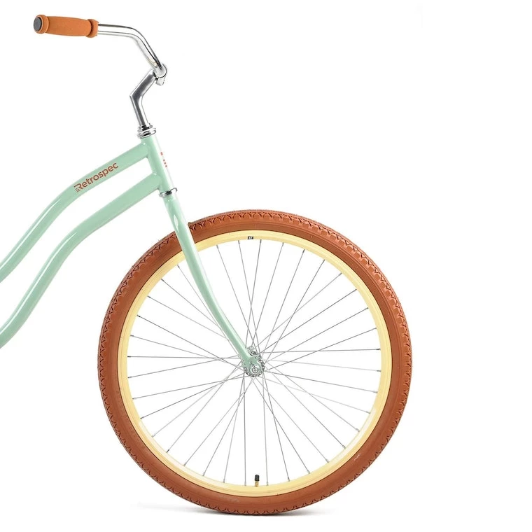 Retrospec Chatham Beach Cruiser Step-Thru 1-Speed 26" - Matcha Green 2022 7 Retrospec Chatham Beach Cruiser Step-Thru 1-Speed 26" - Matcha Green 2022 - Image 5
