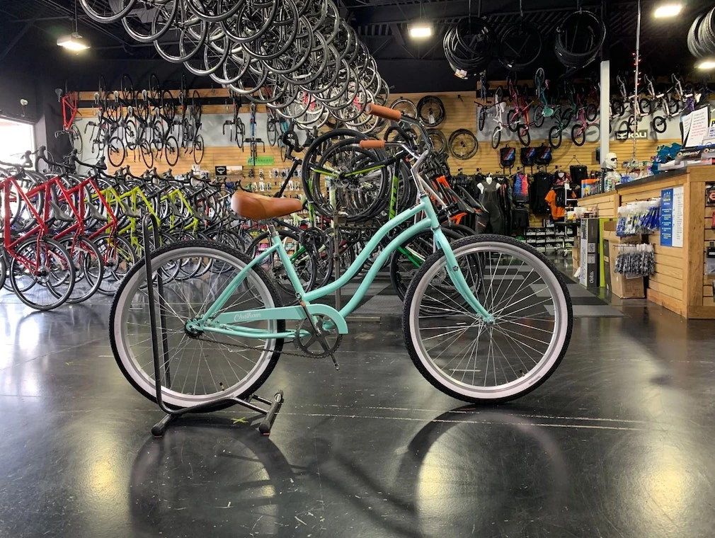 Retrospec Chatham Beach Cruiser Step-Thru 1-Speed 26" - Seafoam 2022 8 Retrospec Chatham Beach Cruiser Step-Thru 1-Speed 26" - Seafoam 2022 - Image 6