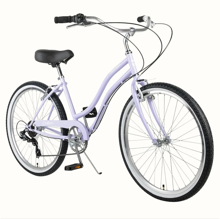 Retrospec Chatham Beach Cruiser Step-Thru 7-Speed 26" - Light Orchid 2022 4 Retrospec Chatham Beach Cruiser Step-Thru 7-Speed 26" - Light Orchid 2022 - Image 2