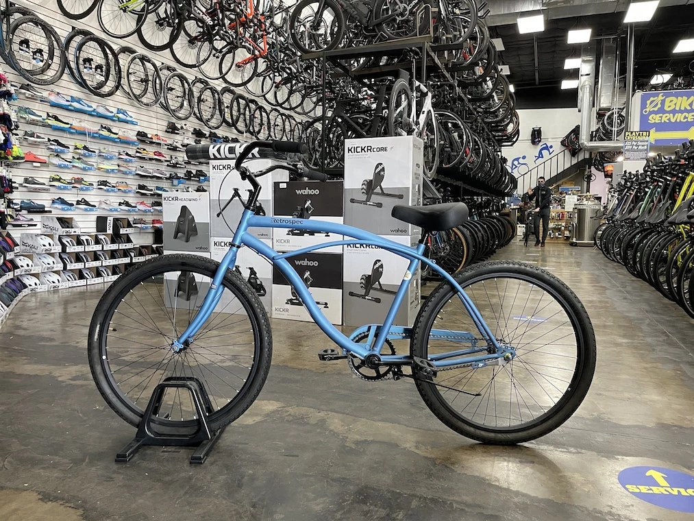 Retrospec Chatham Beach Cruiser 3-Speed 26" - Matte Pacific Blue 2022 12 Retrospec Chatham Beach Cruiser 3-Speed 26" - Matte Pacific Blue 2022 - Image 10