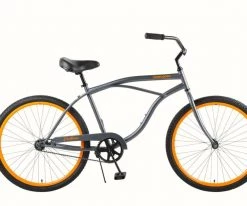 Retrospec Chatham Beach Cruiser 1-Speed 26" - Matte Graphite/Orange 2021
